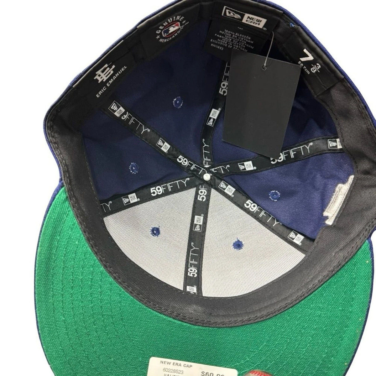 Eric Emanuel x New Era LA Dodgers 59FIFTY Fitted Hat 7 3/8 BNWT