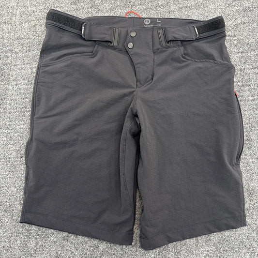 G-Form Rhode MTB Cycling Shorts Men’s L Black Stretch Mountain Bike
