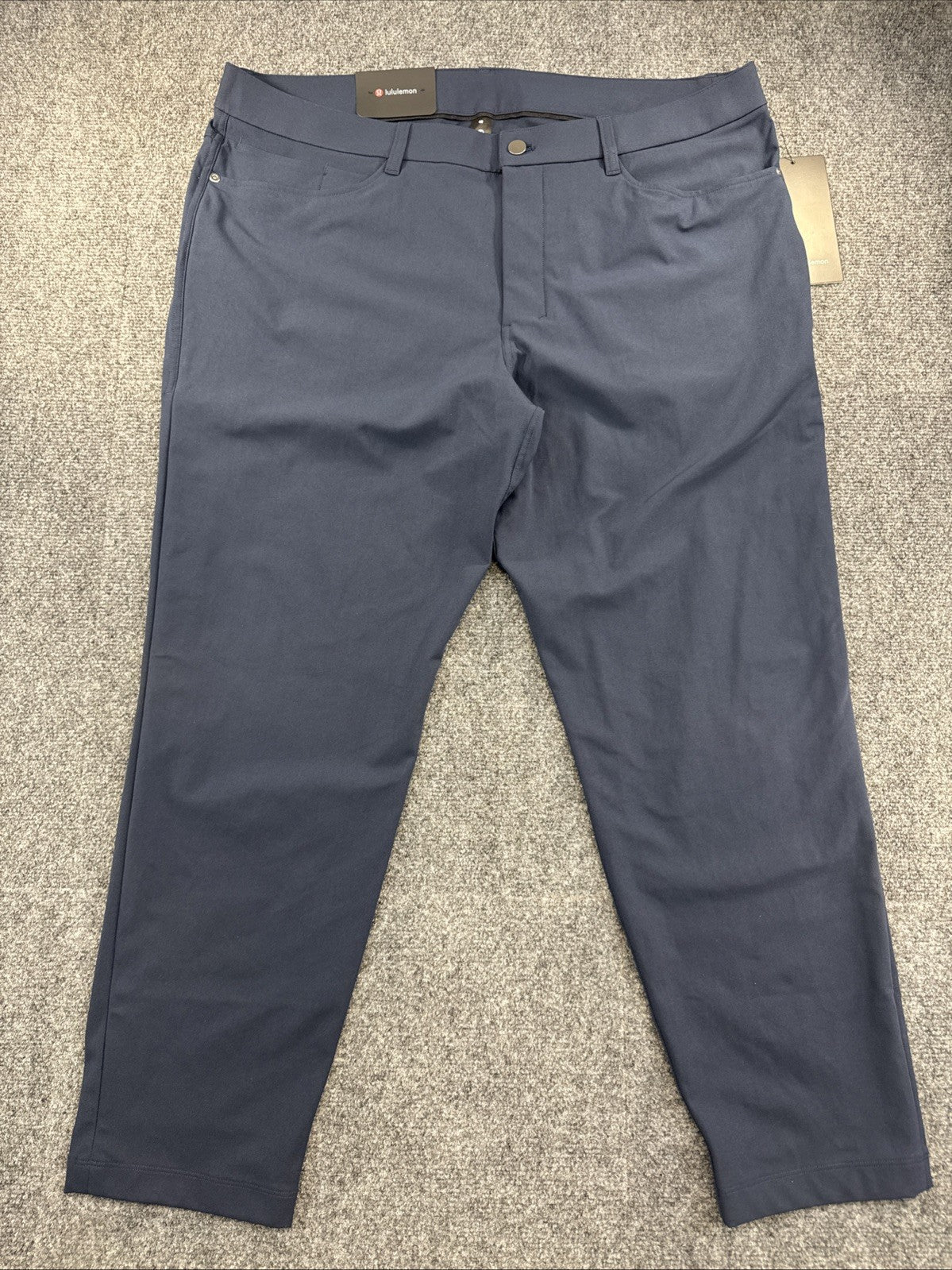 Lululemon ABC Slim-Fit 5-Pocket Pants Men’s 40x30 True Navy Warpstreme NWT