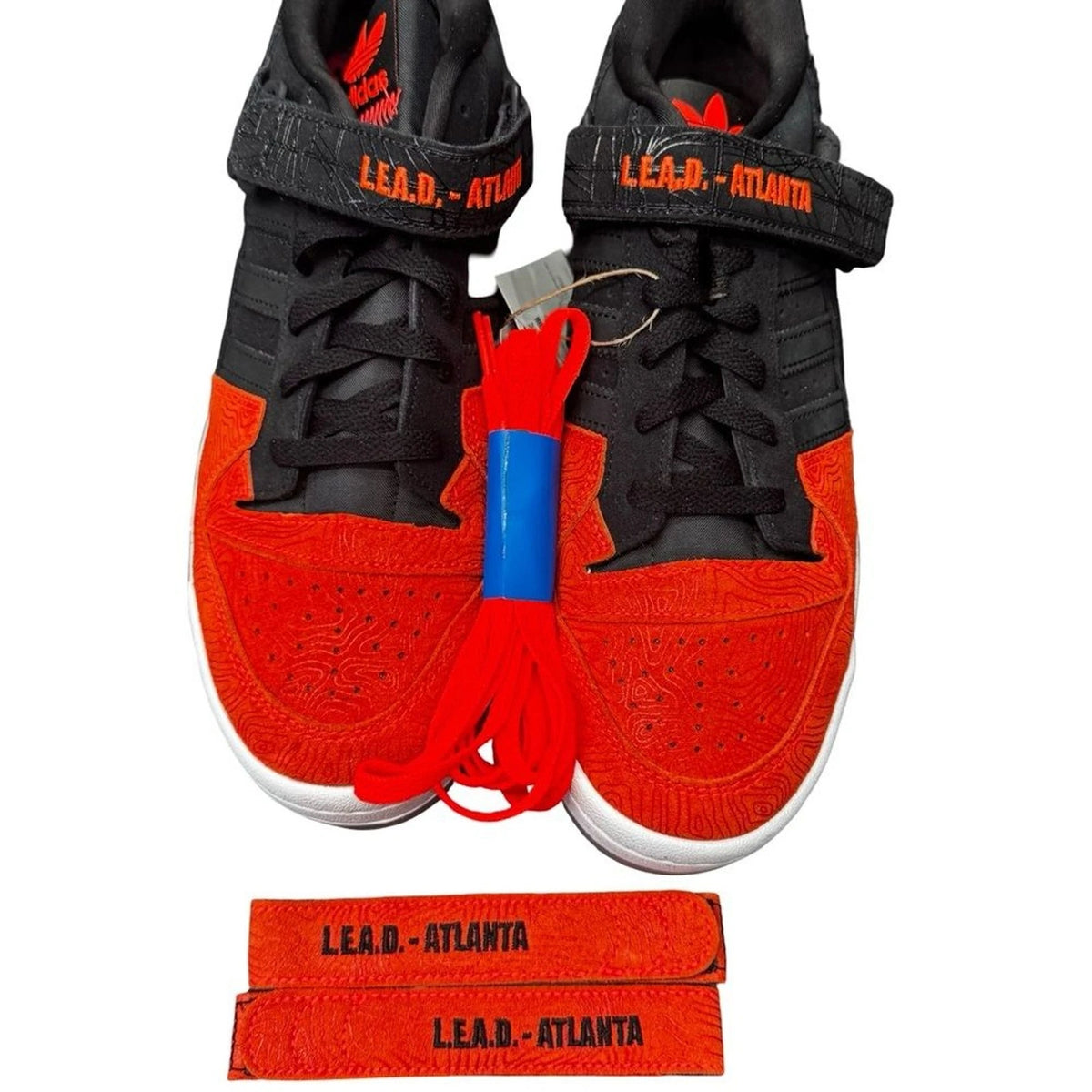 adidas Forum Low L.E.A.D. Atlanta Men’s 11 Black Red GZ6604 New Box