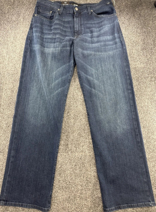 Mavi MAX Relaxed Wide Leg Jeans Men 33x32 Blue Wash Stretch Denim NWT
