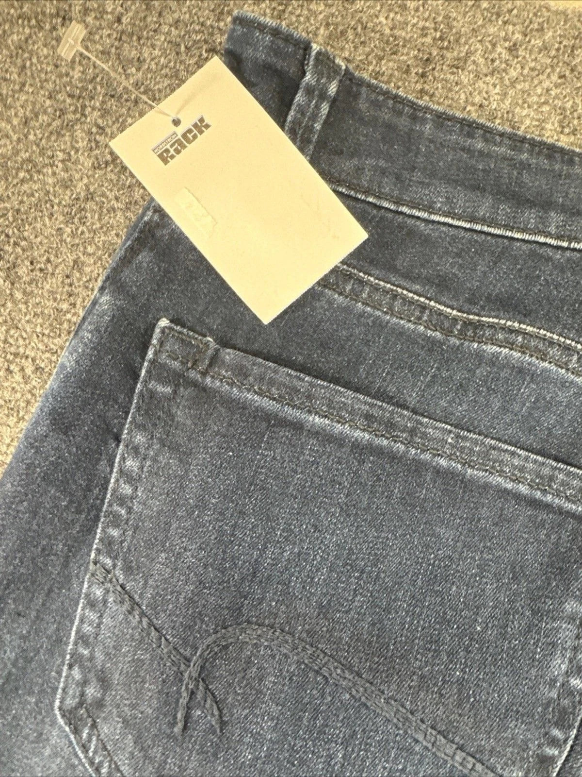 Mavi MAX Relaxed Wide Leg Jeans Men 33x32 Blue Wash Stretch Denim NWT
