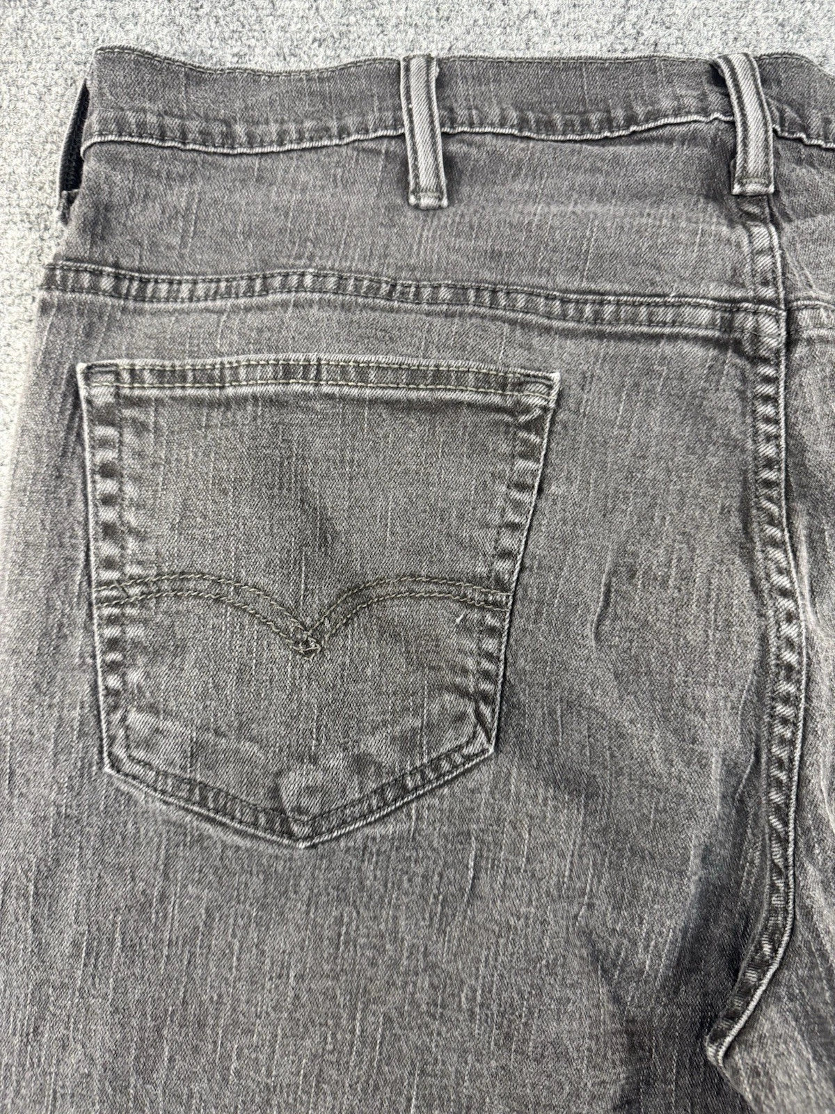 Levi's 569 Loose Straight Jeans Men's W40 L32 Faded Black Denim