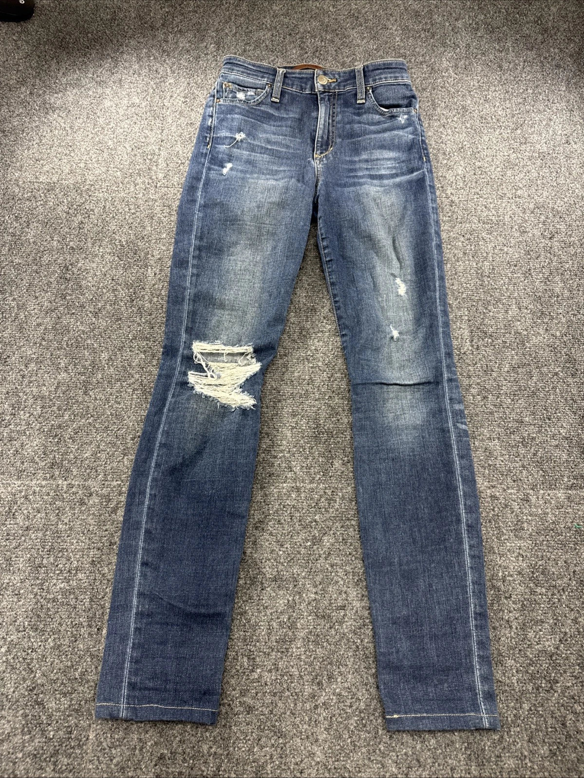 Joe's Jeans Charlie High Rise Skinny Distressed Women's 25 Flawless