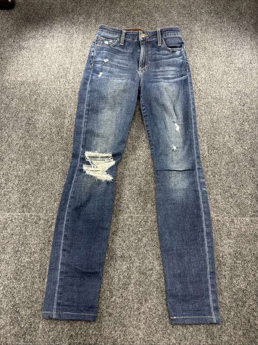Joe's Jeans Charlie High Rise Skinny Distressed Women's 25 Flawless