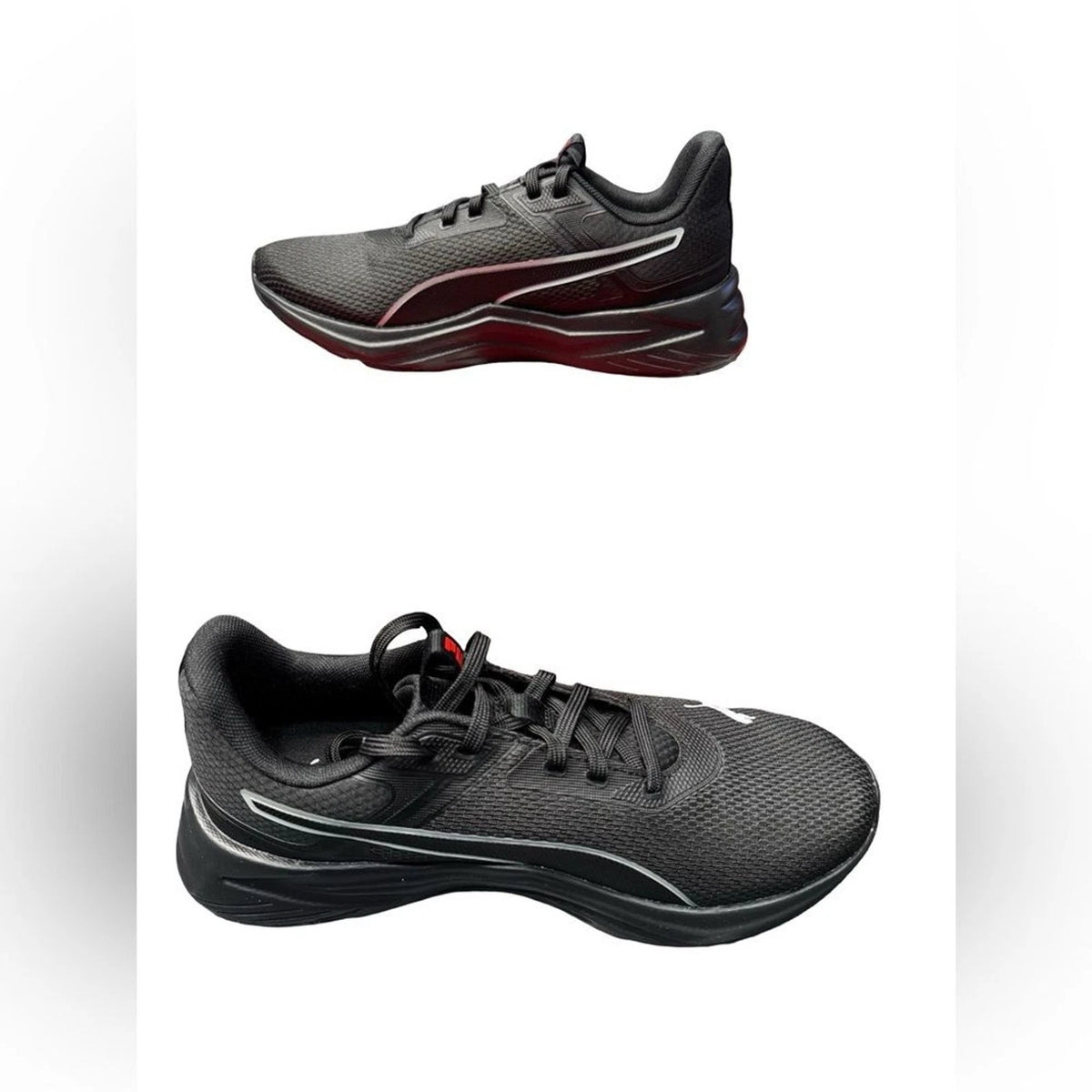 Puma Disperse Men’s Sneakers Size 8.5 Black White Red BNIB 312263-03