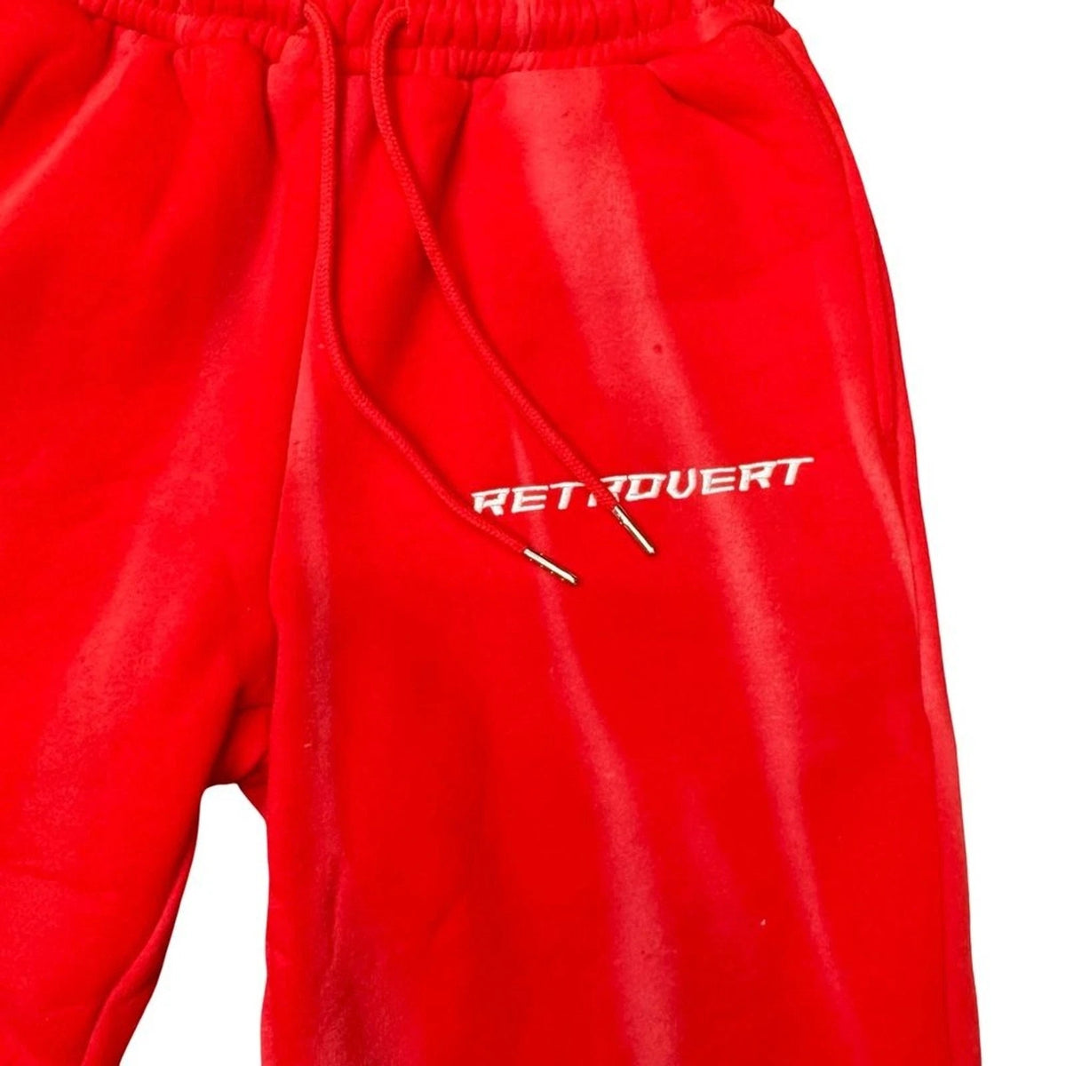 Retrovert Athletic Shorts Men's XS BNWOT Red Drawstring Streetwear Running Gym