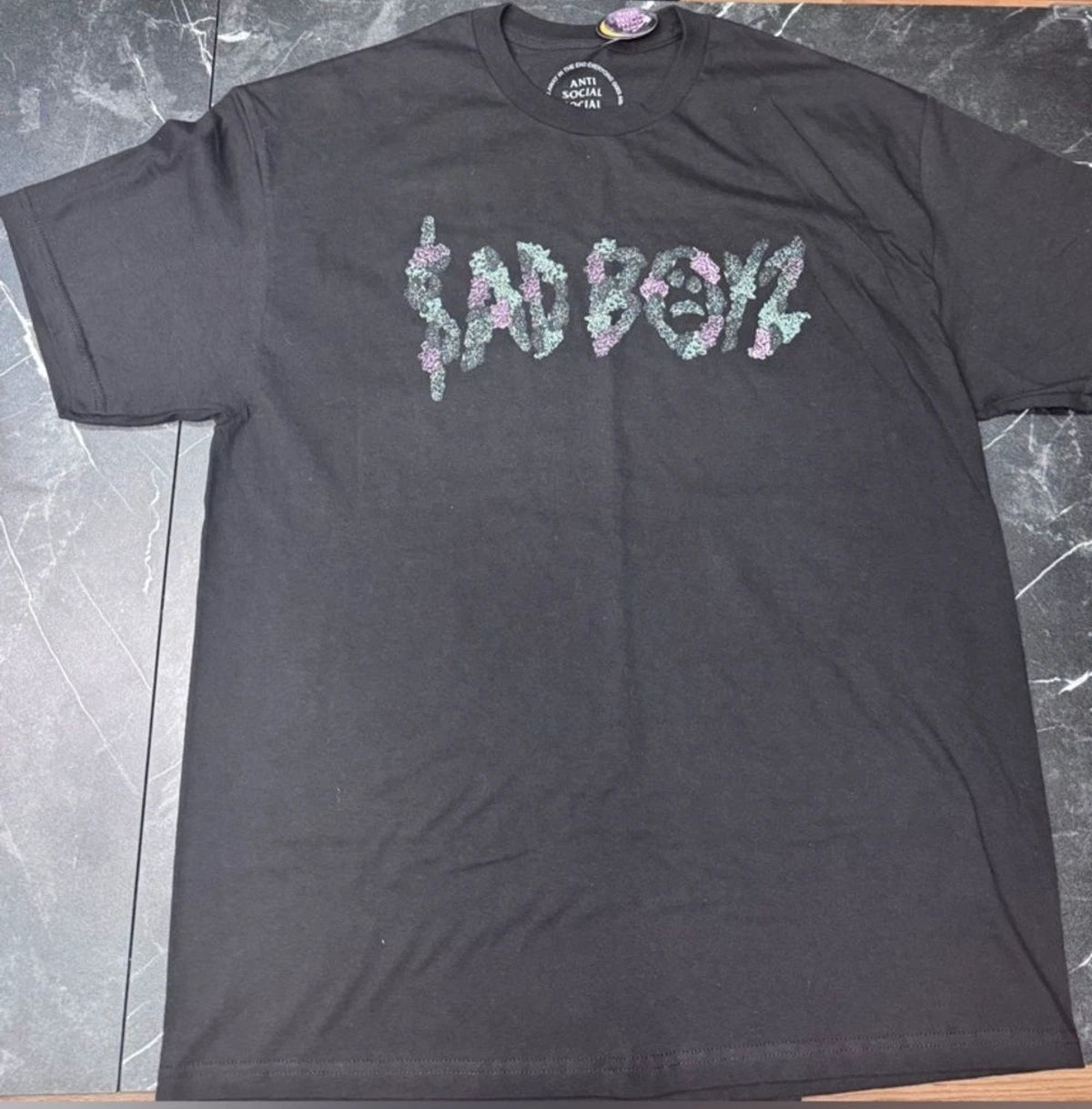 ASSC x SAD BOYZ Graphic Tee XL Black NWT Anti Social Social Club Rare