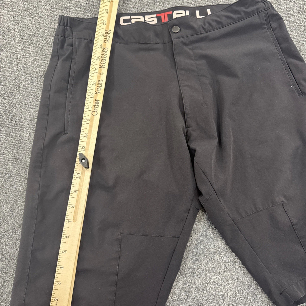 Castelli Men’s XL Black Cycling MTB Shorts Mountain Bike Gravel Performance