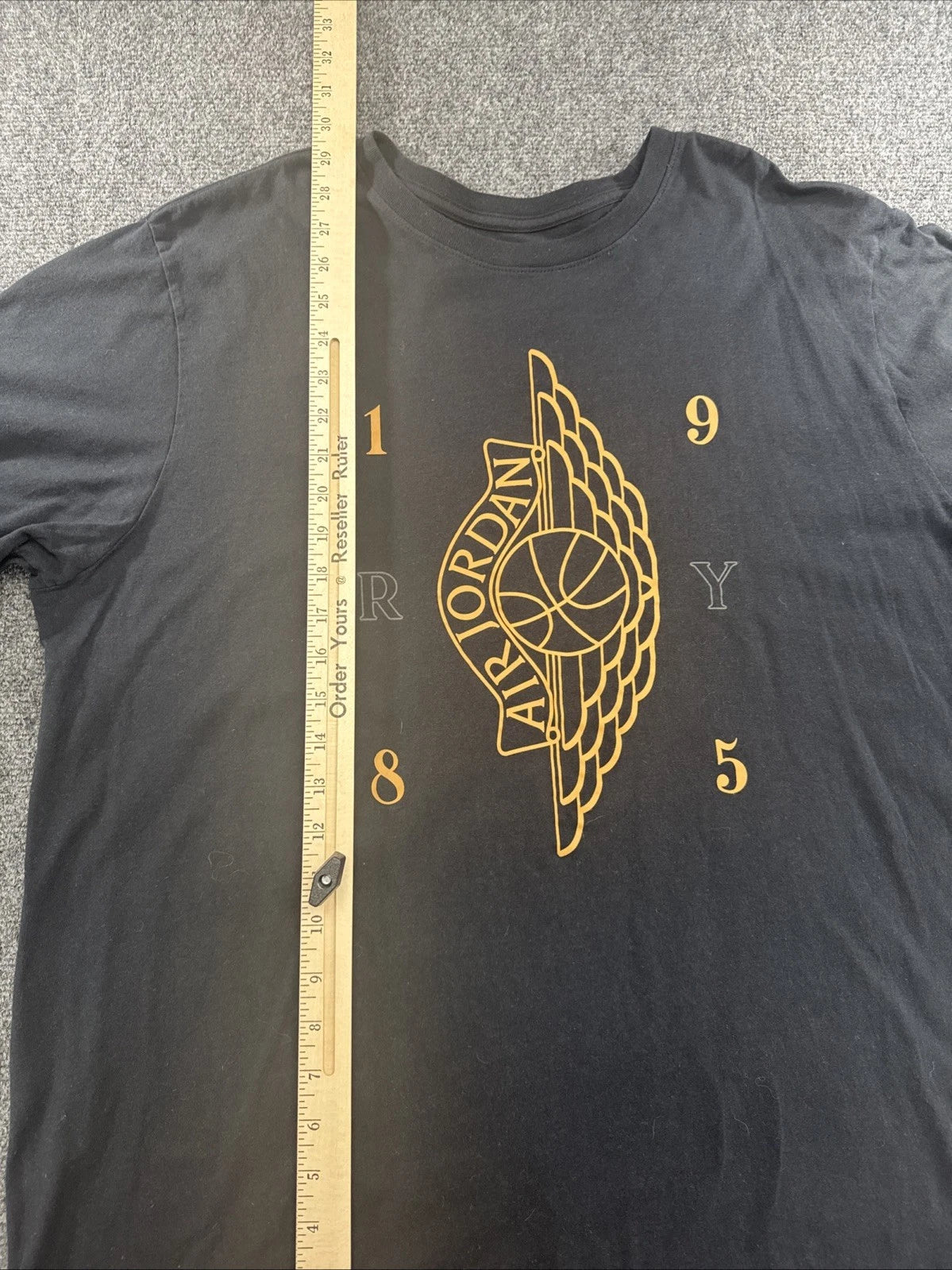 Air Jordan 1985 Wings Logo Graphic T-Shirt Black Men’s XXL Nike Air Cotton