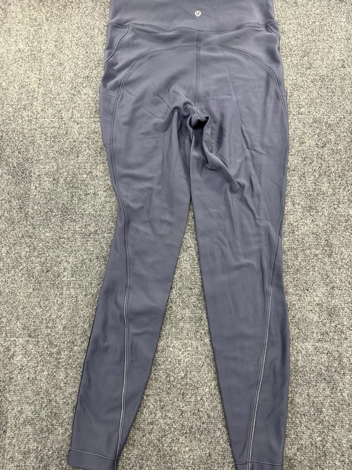 Lululemon Women's Gray Leggings Size 10 Pre-Owned