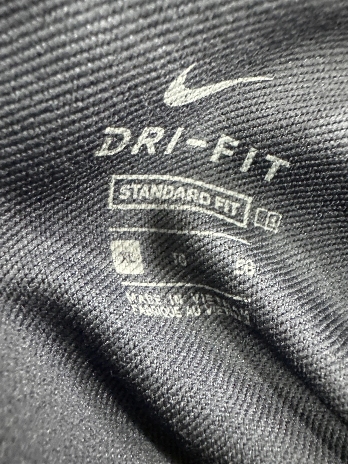 Nike Dri-FIT Vapor Golf 1/2 Zip Pullover Mens XL Obsidian BV0390-451 $110