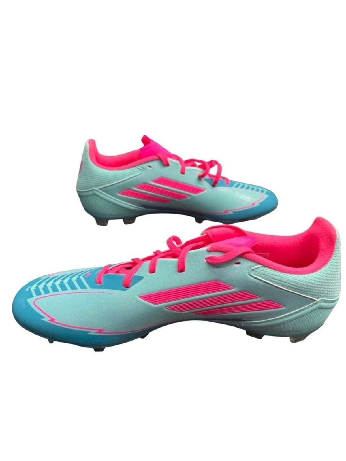 adidas F50 League Messi FG/MG Men's 10.5 Aqua Pink IH0928 New No Box