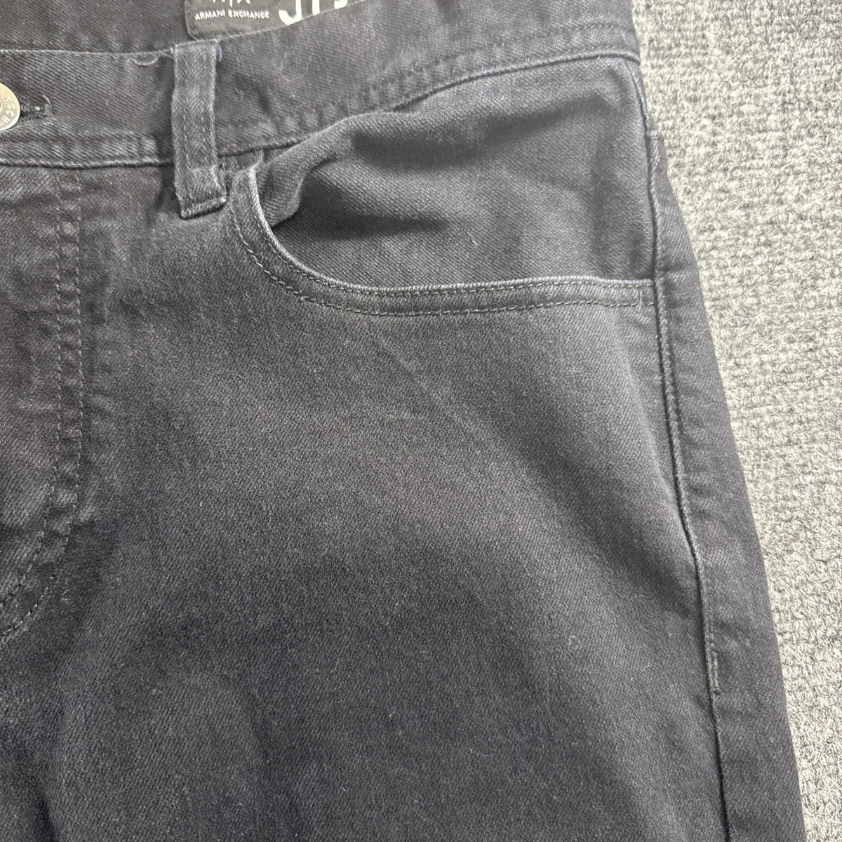 Armani Exchange J13 Slim Fit Black Jeans Mens Size 31 Stretch Denim Designer