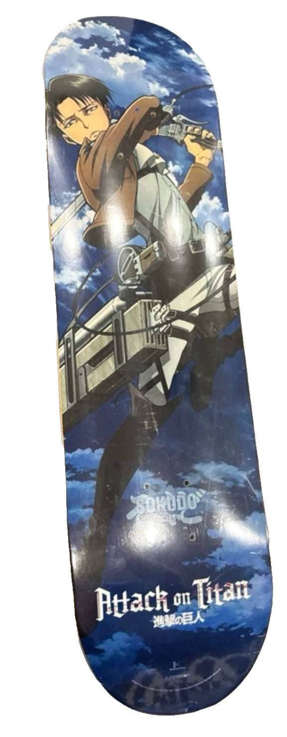 Attack on Titan Levi Anime Expo 2022 Exclusive Skateboard Deck Collector Board