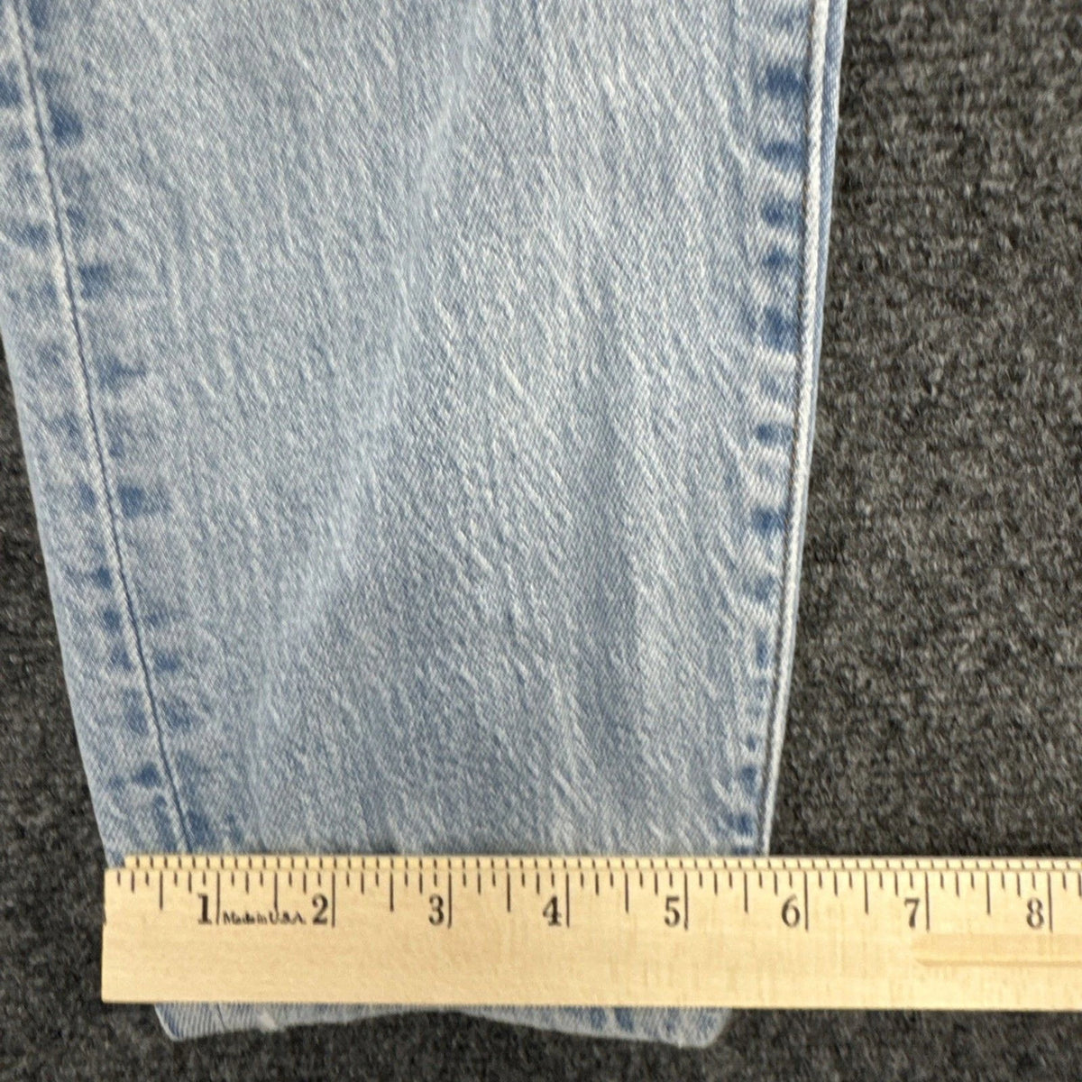 Levi’s Premium Wedgie Straight Ankle Jeans Women’s 26 Light Wash 26 Inseam
