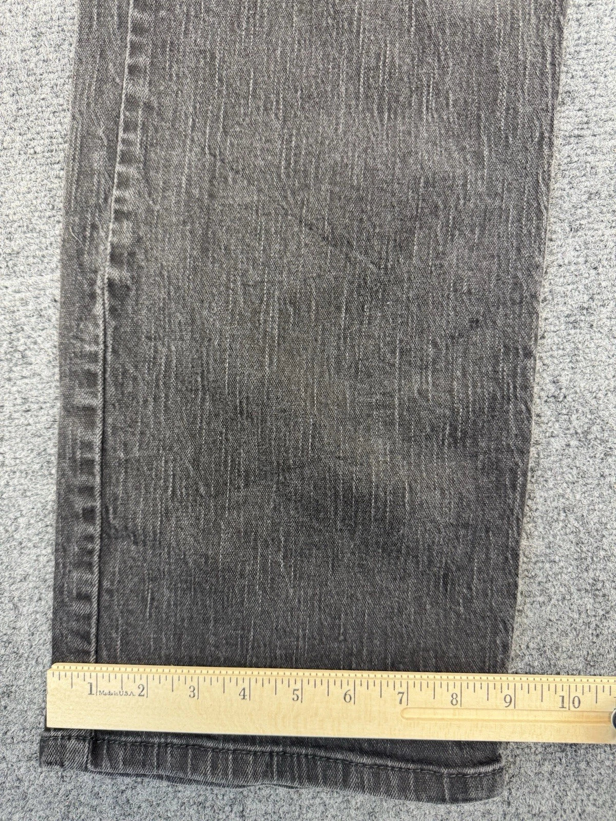 Levi's 569 Loose Straight Jeans Men's W40 L32 Faded Black Denim