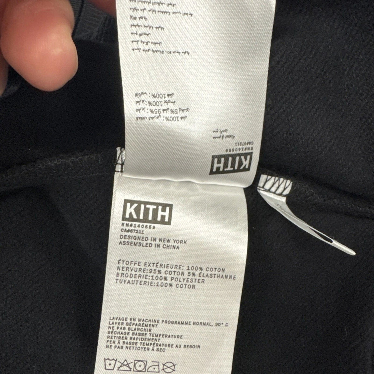 Kith x Disney Mickey Mouse Box Logo Hoodie Kids XL 14-16 Black NWOT Hype