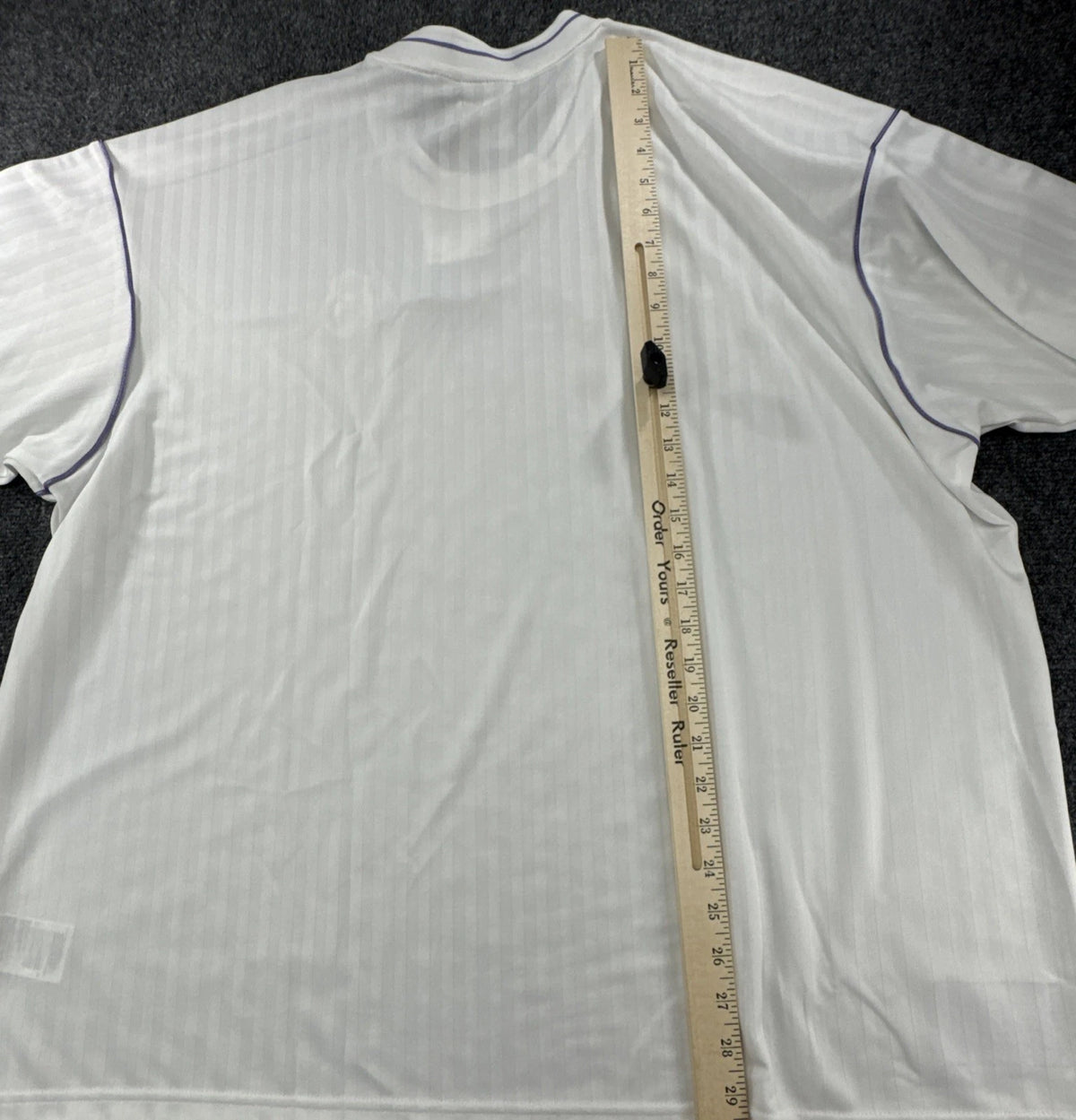 adidas Real Madrid Terrace Icons Jersey 2XL White Purple JF2581 NWT