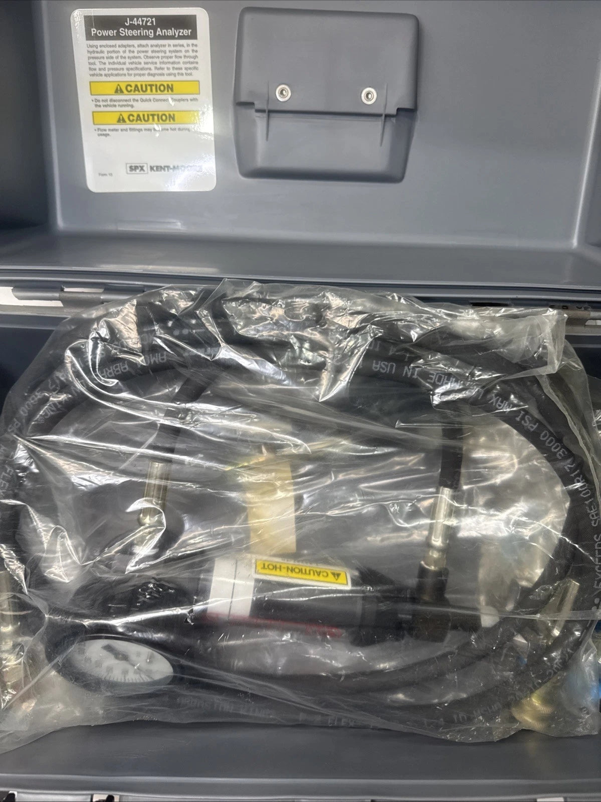 SPX Kent-Moore J-44721 Power Steering Analyzer Tool Kit Sealed Attachments