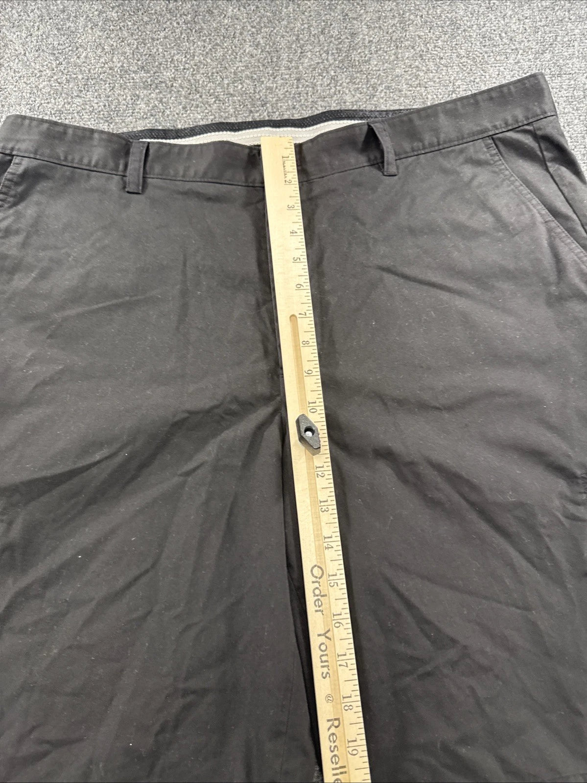 Greg Norman Tasso Elba Cargo Golf Shorts Men’s 38 Black Flat Front