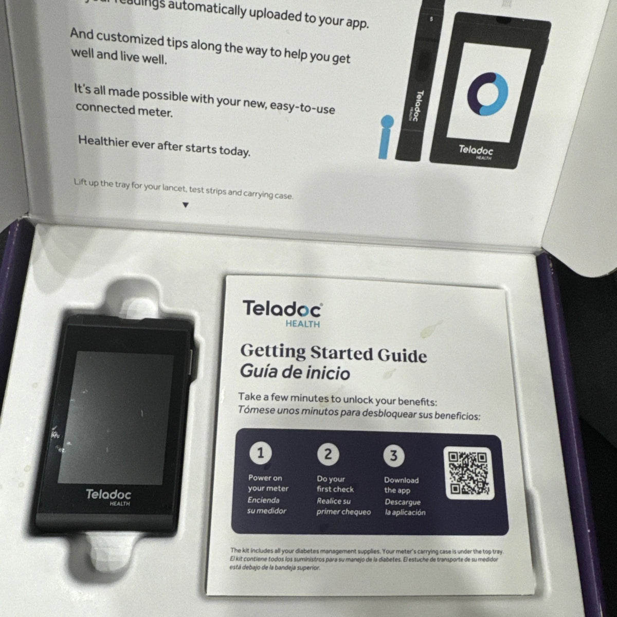 UNUSED Teladoc Glucose Meter/Monitor Kit
