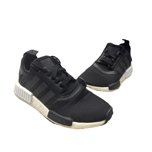 Adidas NMD_R1 Boost White Black Mesh Sneakers Men's 4.5 GUC No Box