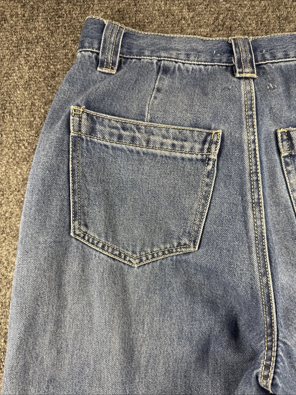 Habitual Womens Jeans 26 High Rise Wide Leg Palazzo Baggy Medium Wash Denim NEW
