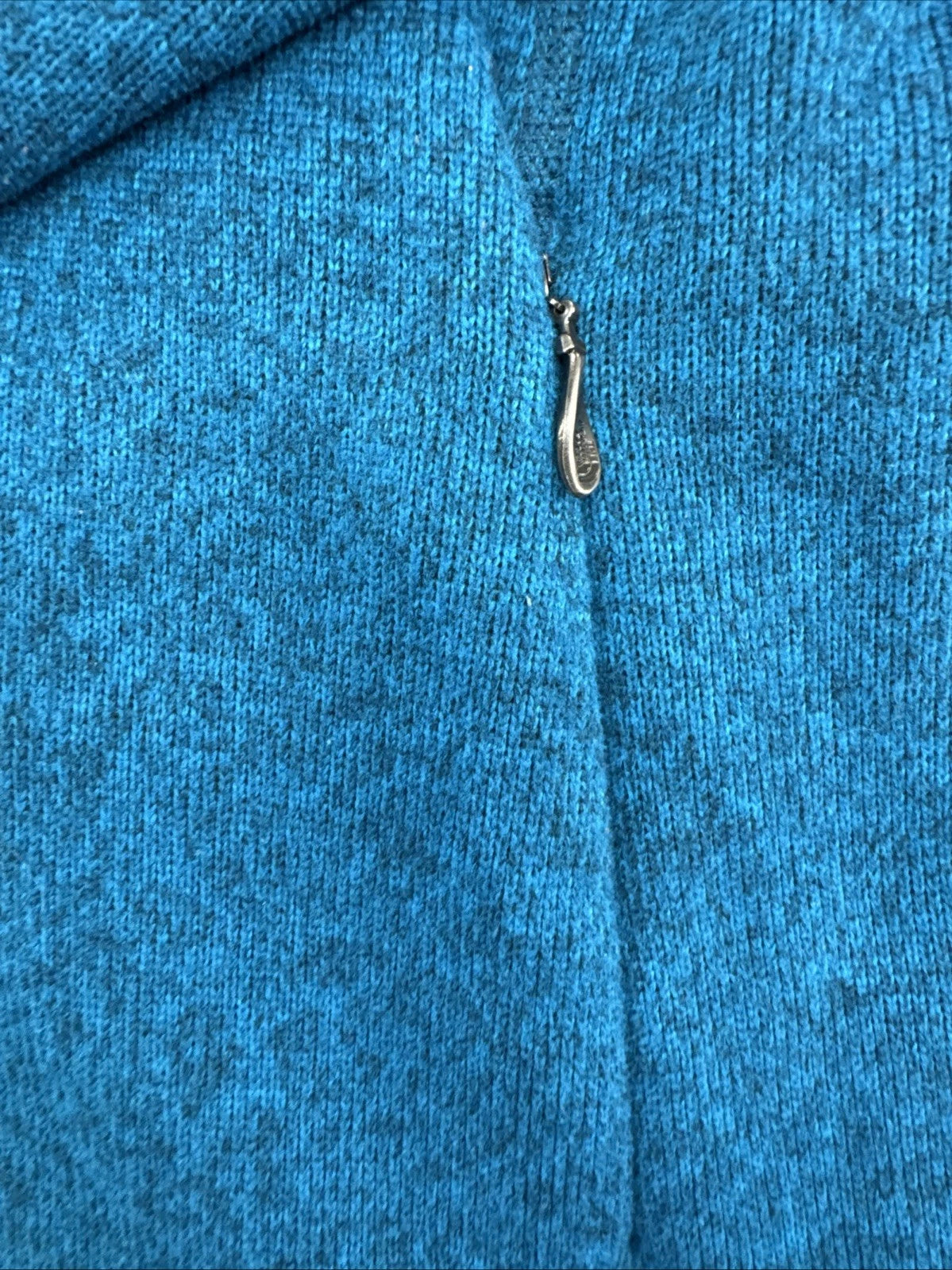 The North Face Crescent Sunset Hoodie Women’s M Teal Sweater Knit Fleece