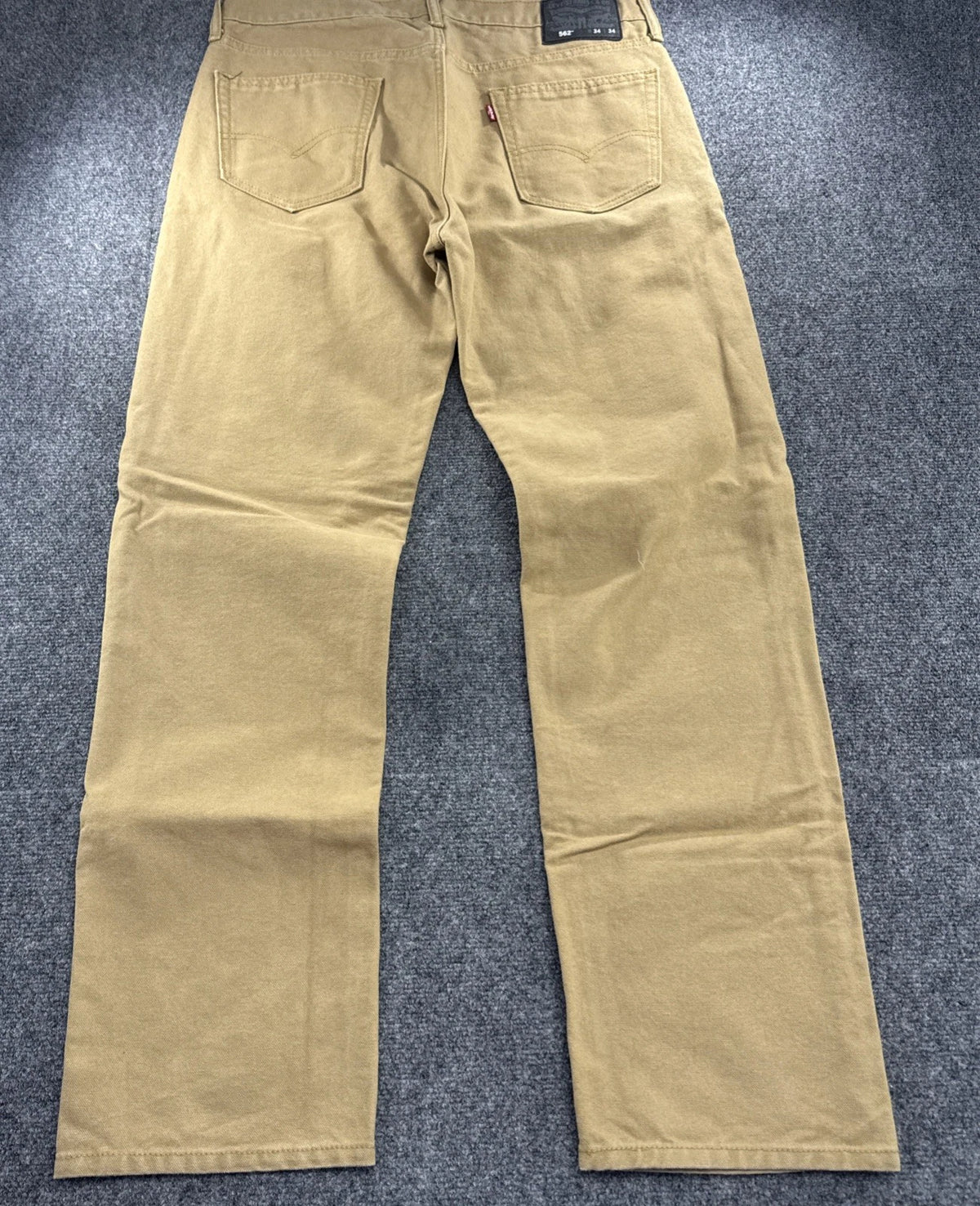 Levis 562 Loose Fit Jeans Mens 34x34 Tan Brown 100% Cotton BNWOT Y2K
