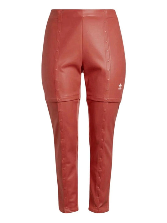 adidas Always Original Women’s XS Faux Leather Snap Pants HC3029 NWT