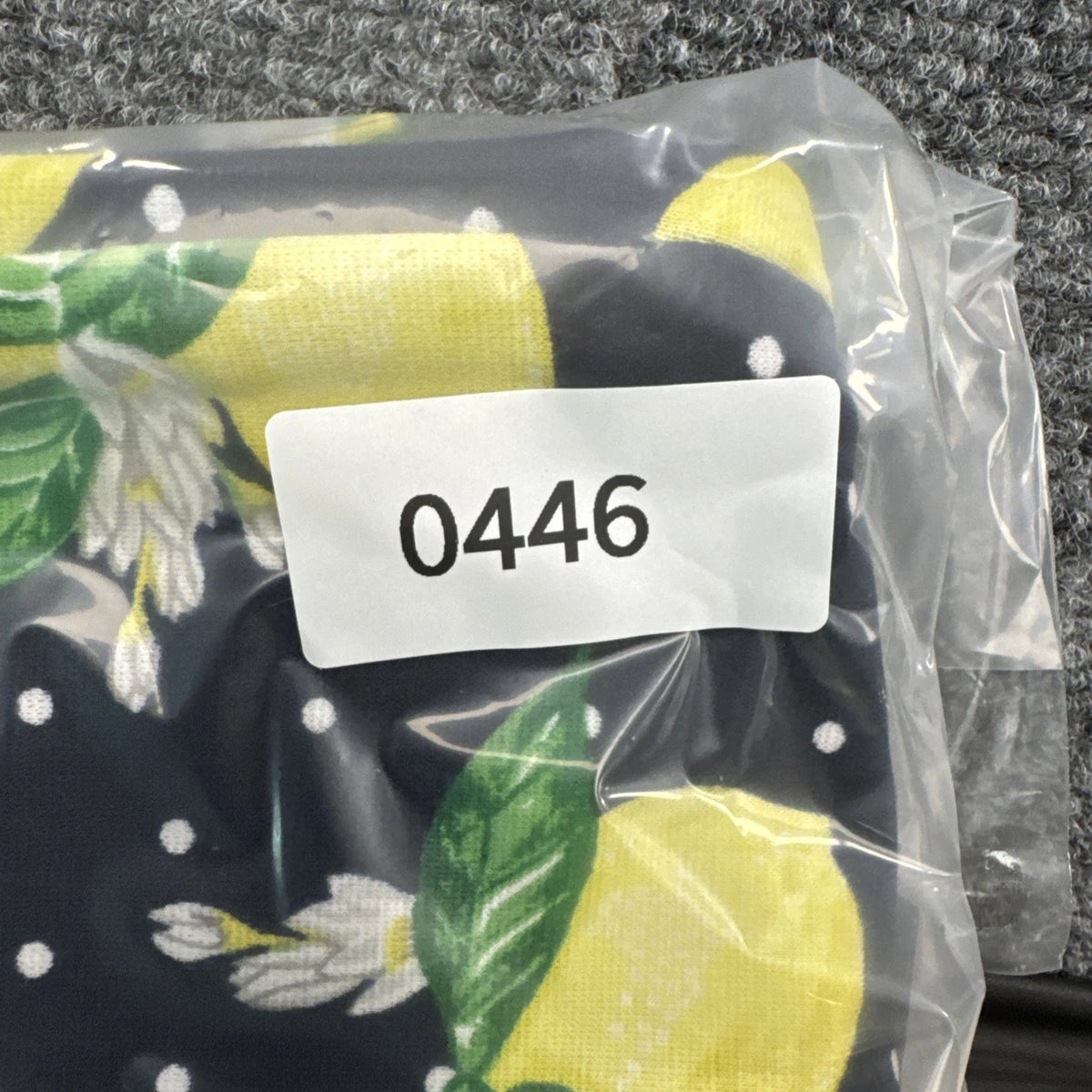 Talbots Petites Lemon Print A-Line Skirt Navy Yellow Size 2P Women’s