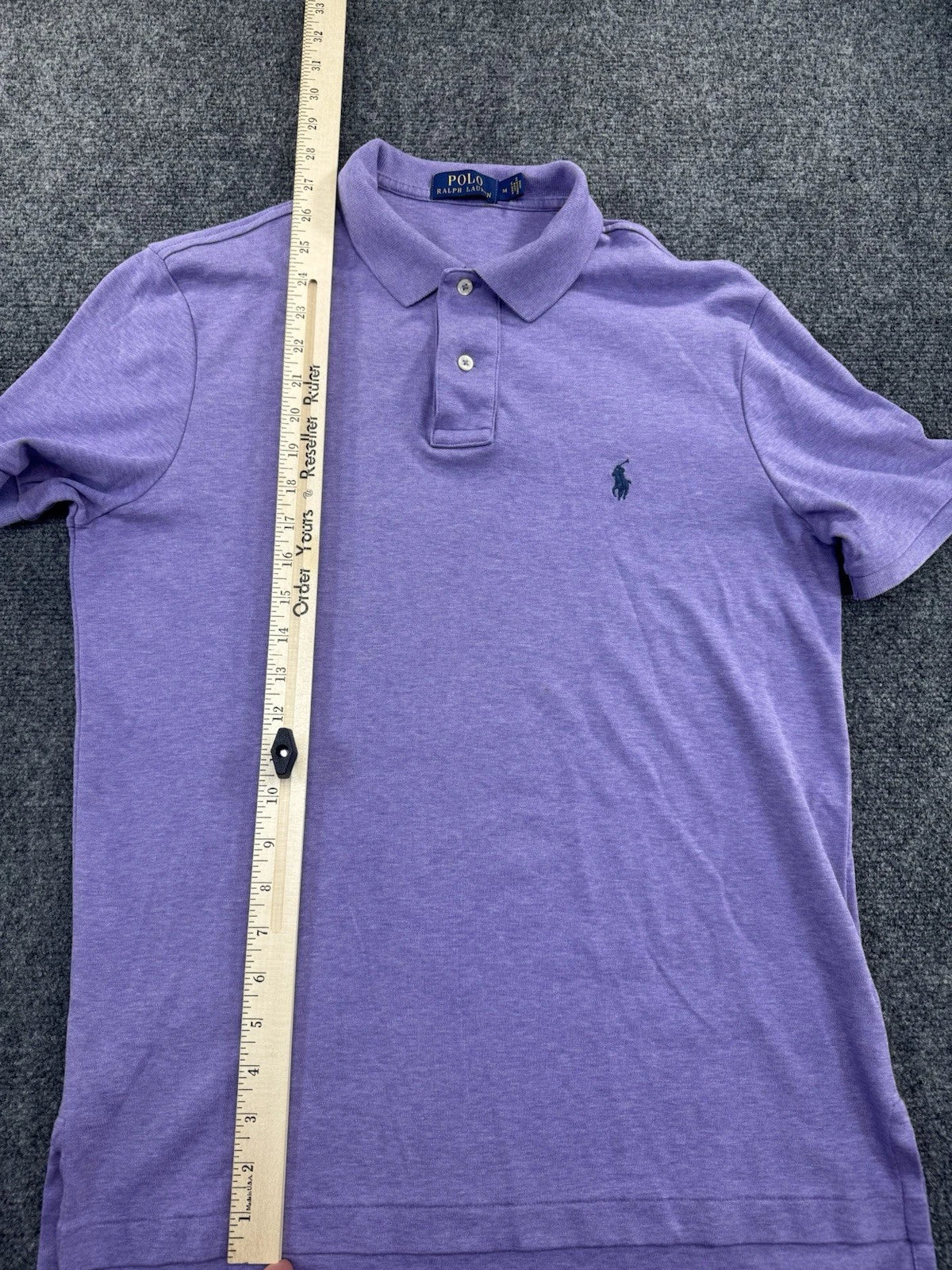 Polo Ralph Lauren Men's Purple Golf Polo Shirt Solid Size M Pre-Owned