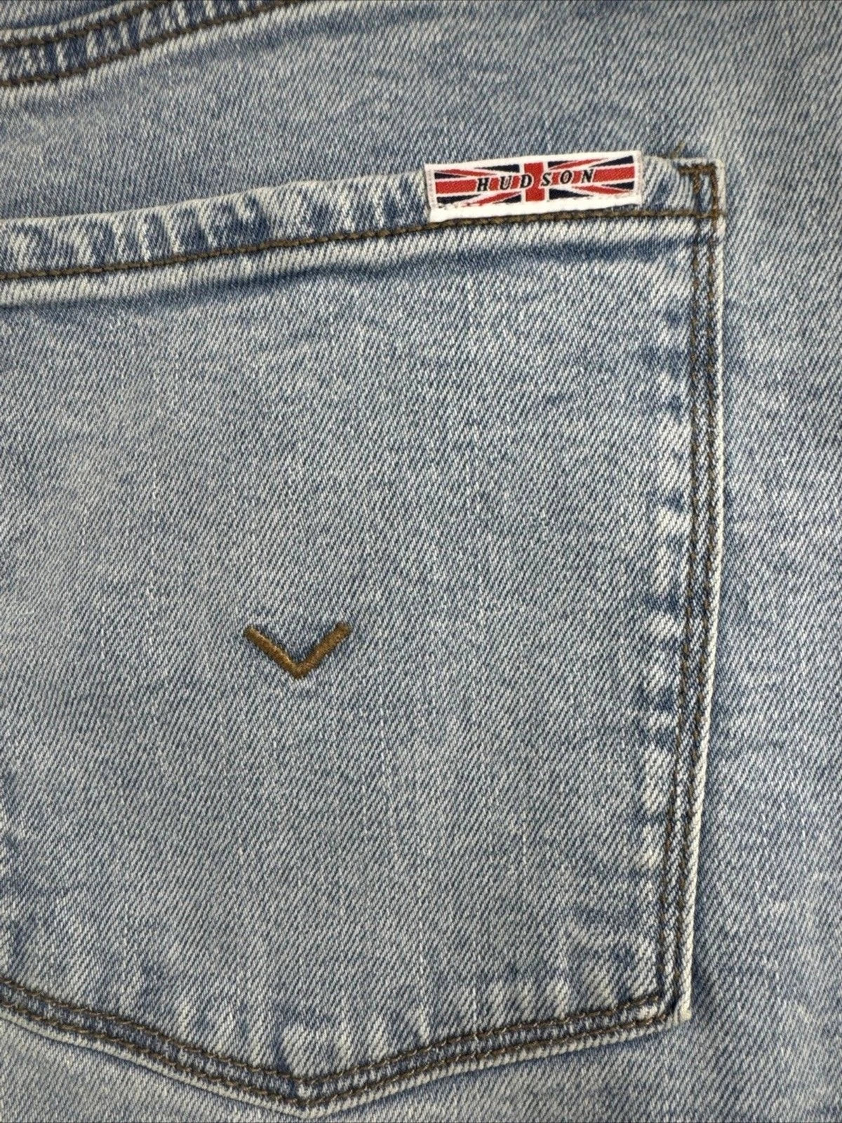 Hudson Jolene Wide Leg Jeans Women 30 Light Wash High Rise 32 Inseam BNWT