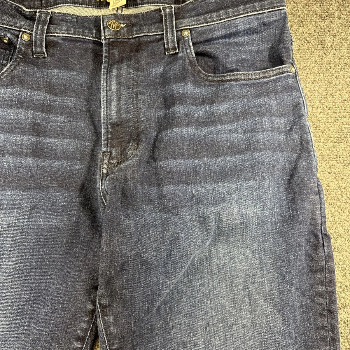 Madewell Men’s Slim Straight Jeans 34x32 Dark Wash Stretch Denim Premium