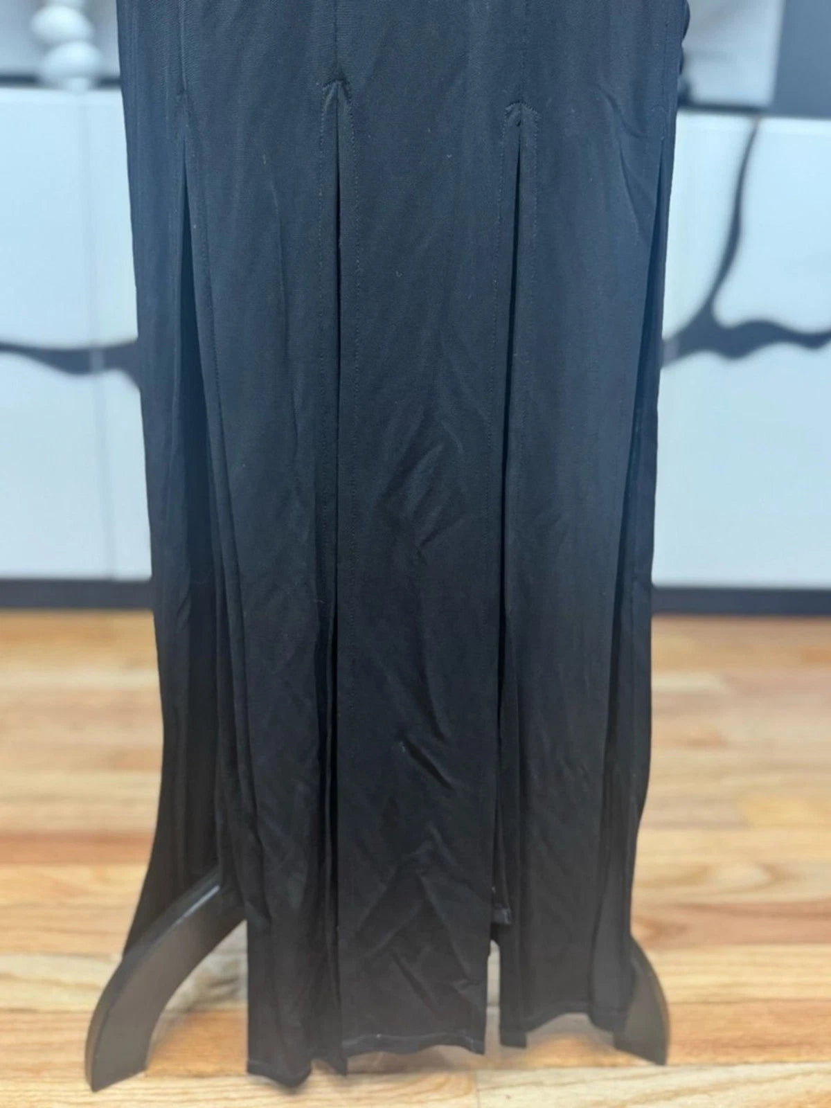 ABS Allen Schwartz Women’s L Black Sleeveless Scoop Neck Maxi Dress USA