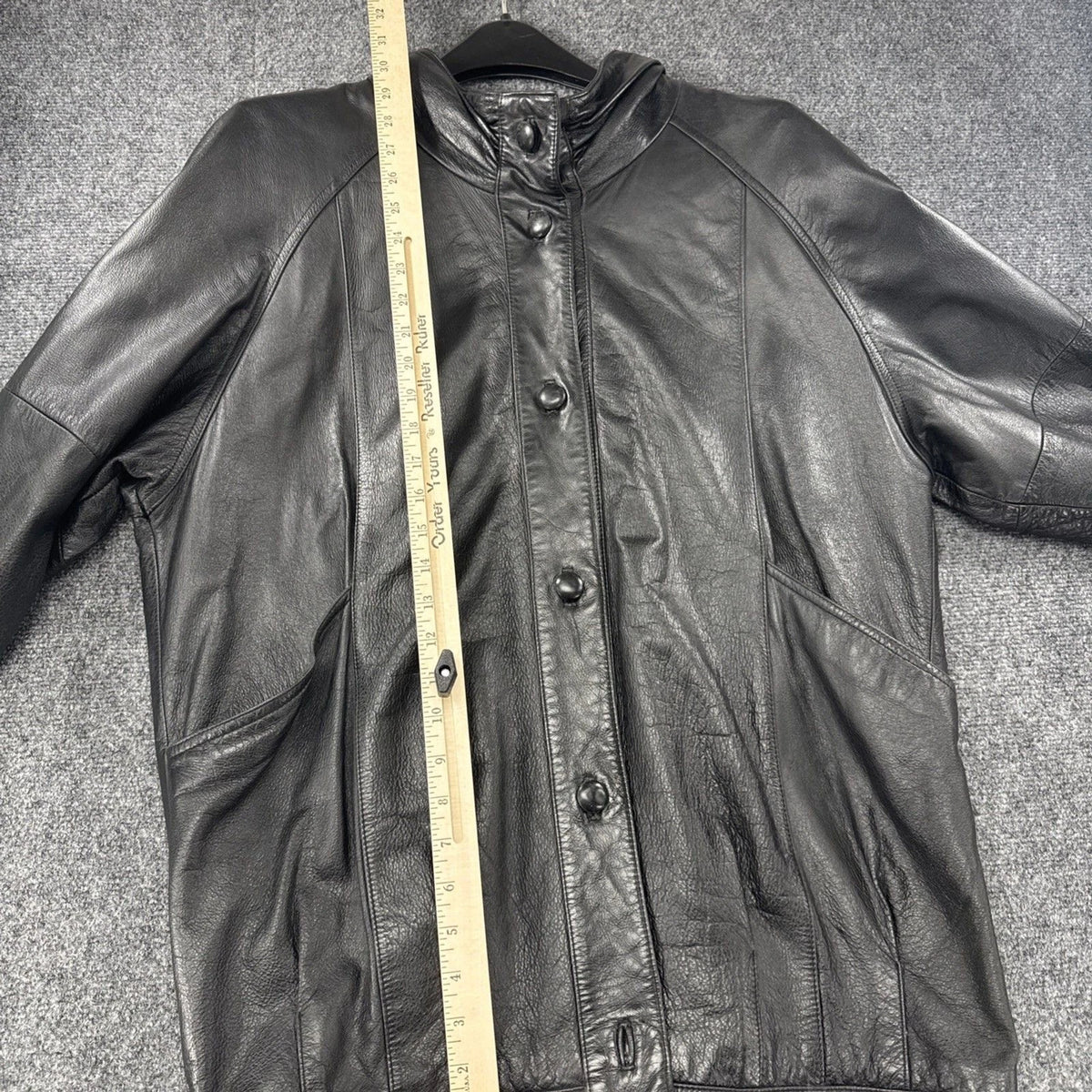 Vintage Pelle New York Milano Leather Jacket Women’s M Black Genuine Leather 90s
