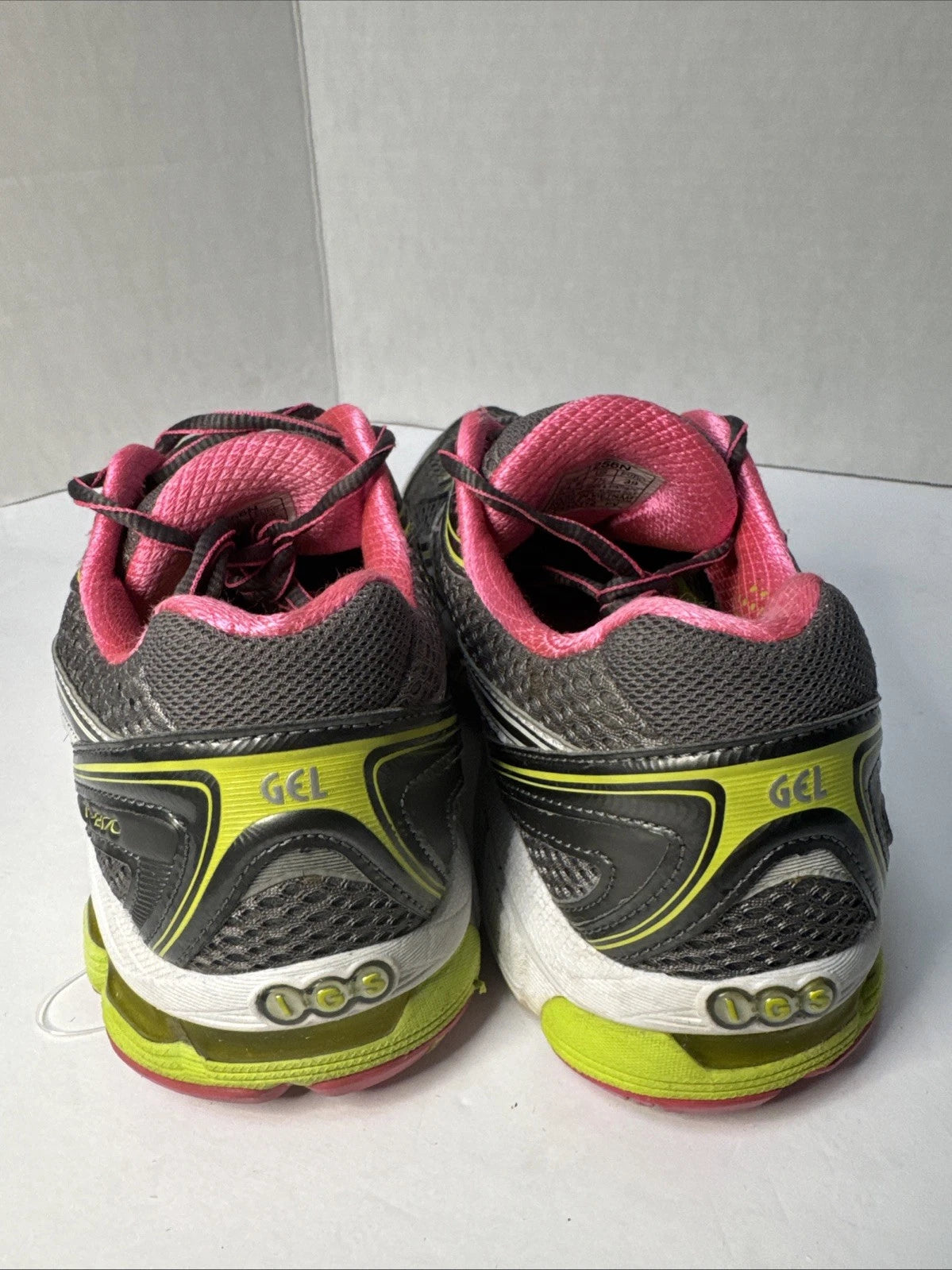 ASICS Gel GT-2170 Women's Size 7.5 Gray Pink Lime Running Shoes T256N