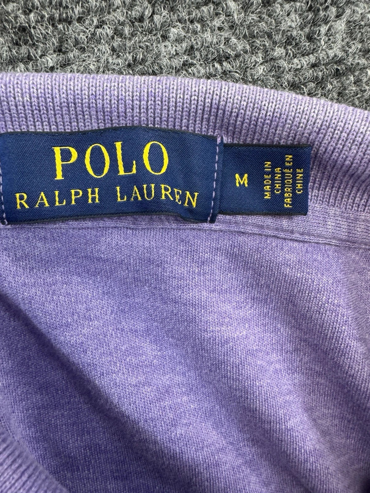 Polo Ralph Lauren Men's Purple Golf Polo Shirt Solid Size M Pre-Owned