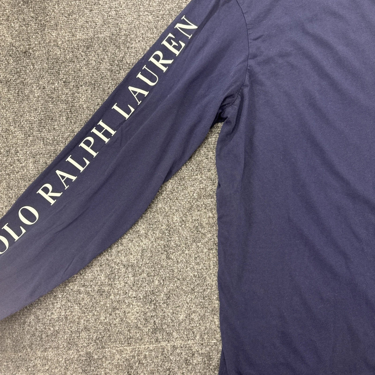 Polo Ralph Lauren Big Pony Long Sleeve T-Shirt Navy Logo Men’s XL Cotton
