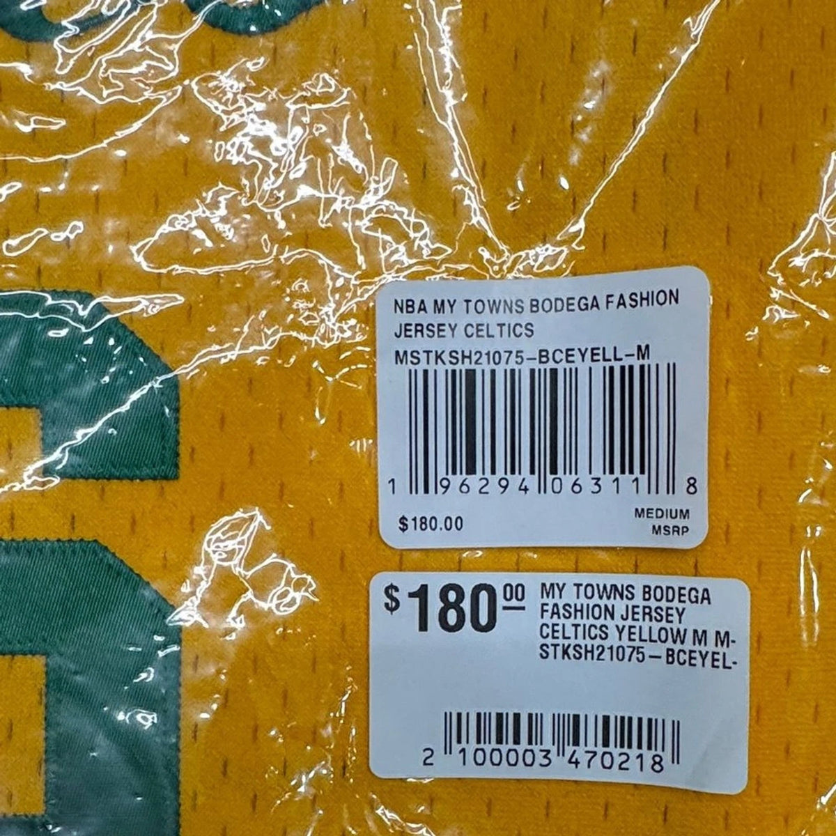 Bodega x Mitchell & Ness Boston Celtics Worldwide Respect #06 Jersey Medium