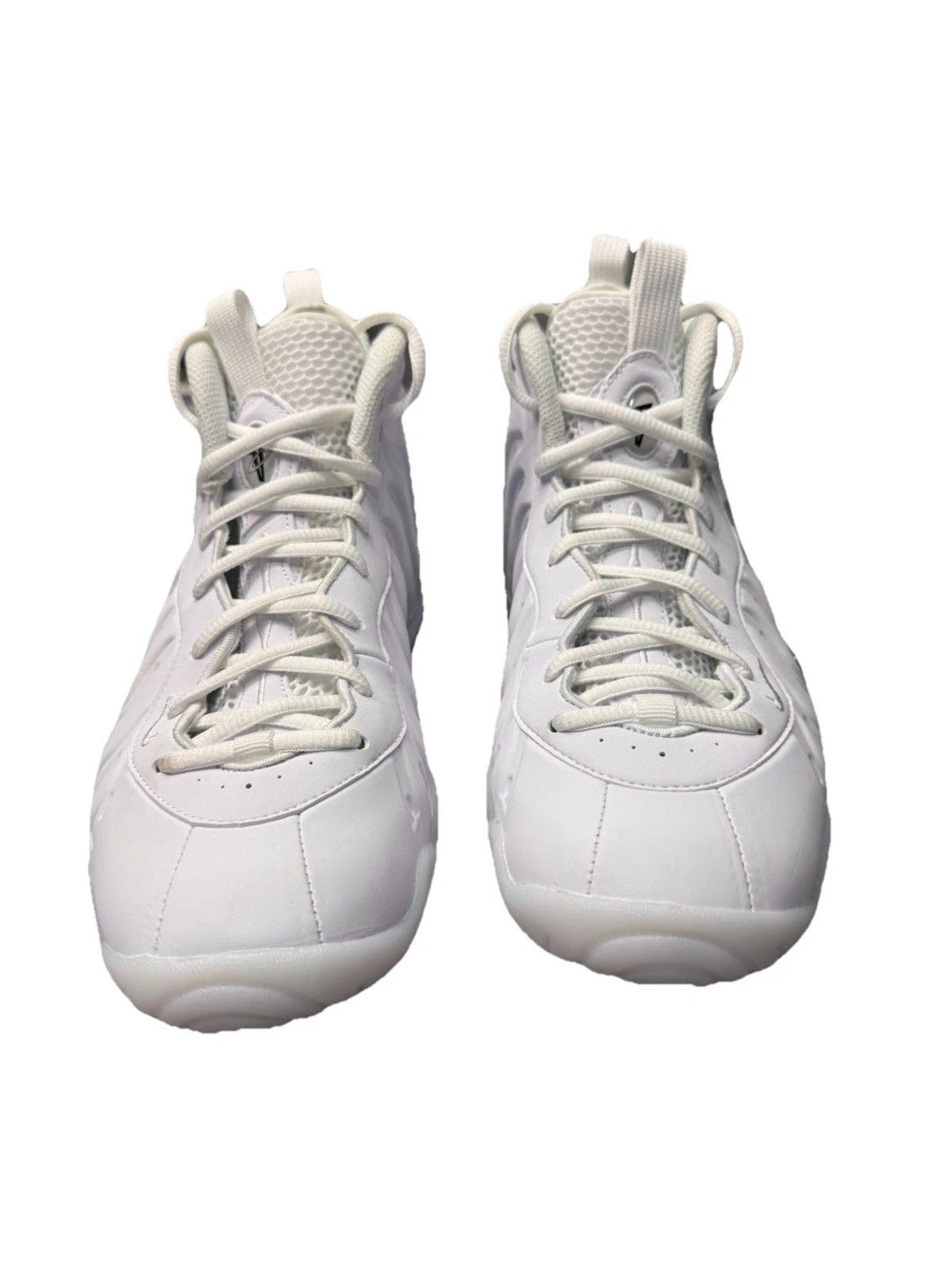 Nike Little Posite One Triple White Foamposite Youth 7Y Women’s 8.5 NWOB