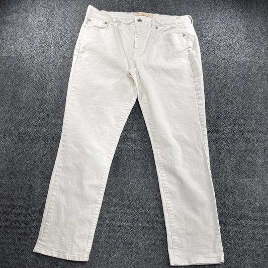 Gap 1969 Best Girlfriend White Jeans Women’s Size 30 Stretch Denim