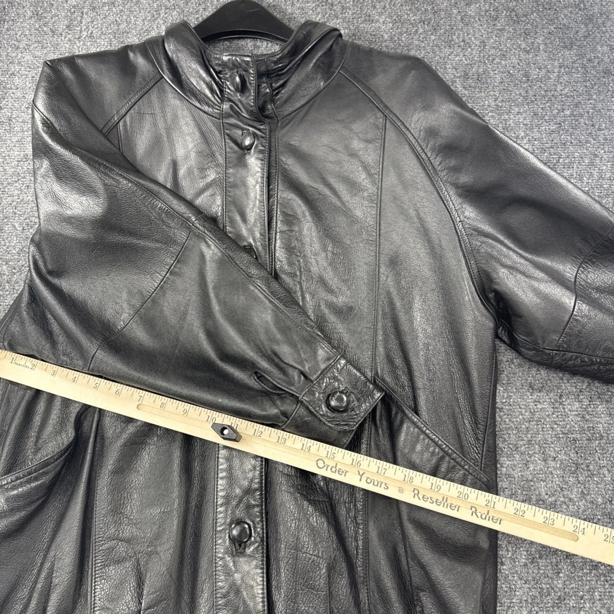 Vintage Pelle New York Milano Leather Jacket Women’s M Black Genuine Leather 90s