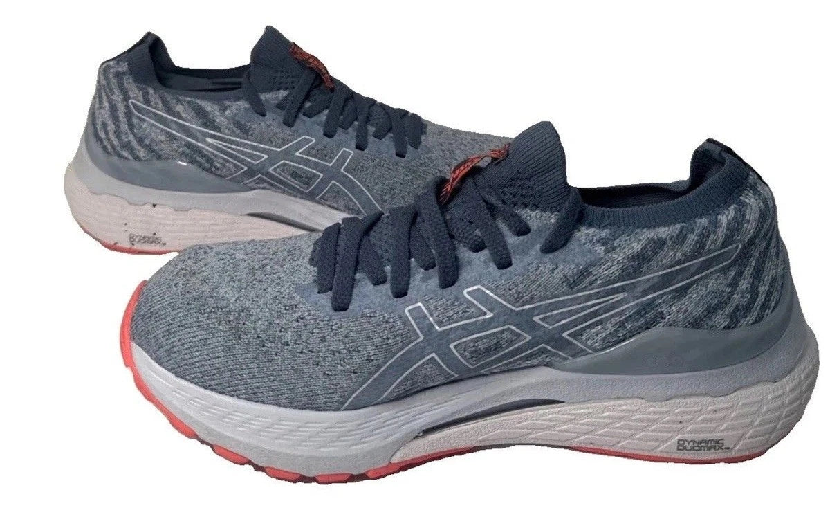 ASICS Gel Kayano 28 MK Women’s 7 Gray Blue Coral Running Shoes 1012B126