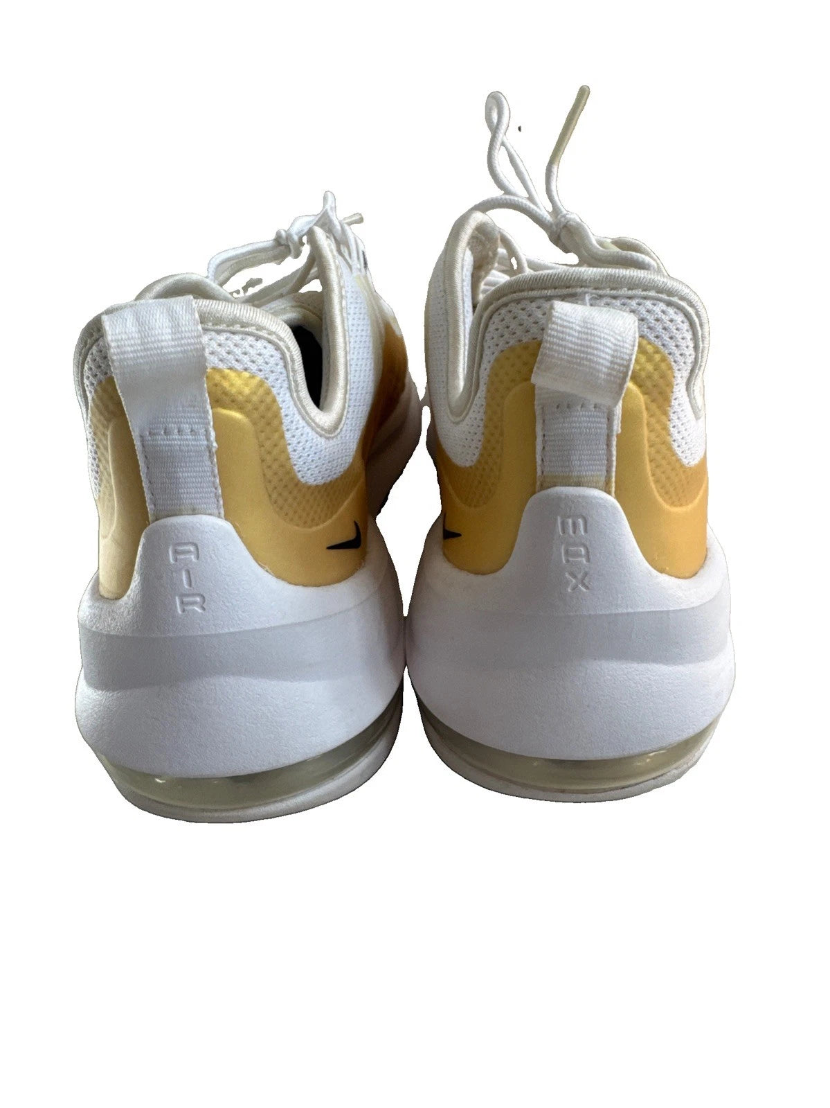 Nike Air Max Axis AA2168-103 Women's 8.5 White Black Gold Sneakers