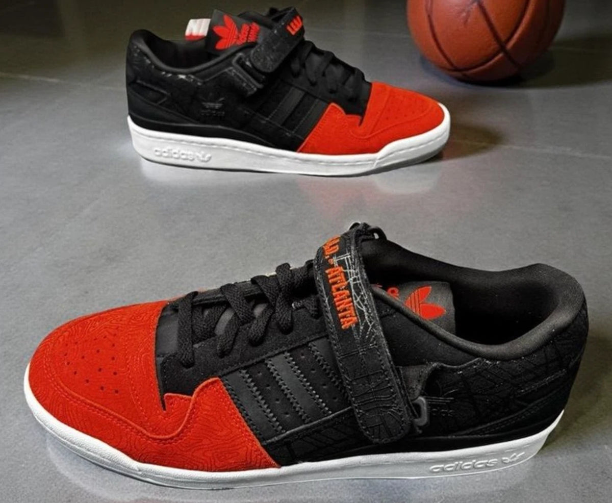 adidas Forum Low L.E.A.D. Atlanta Men's 11 Black Red GZ6604 New Box