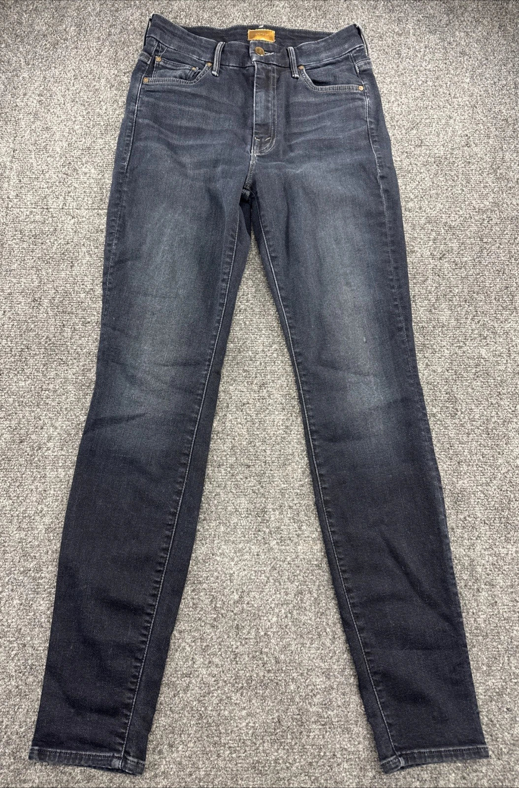 MOTHER High Waisted Looker Jeans Womens 27 Dark Wash Skinny Stretch Designer