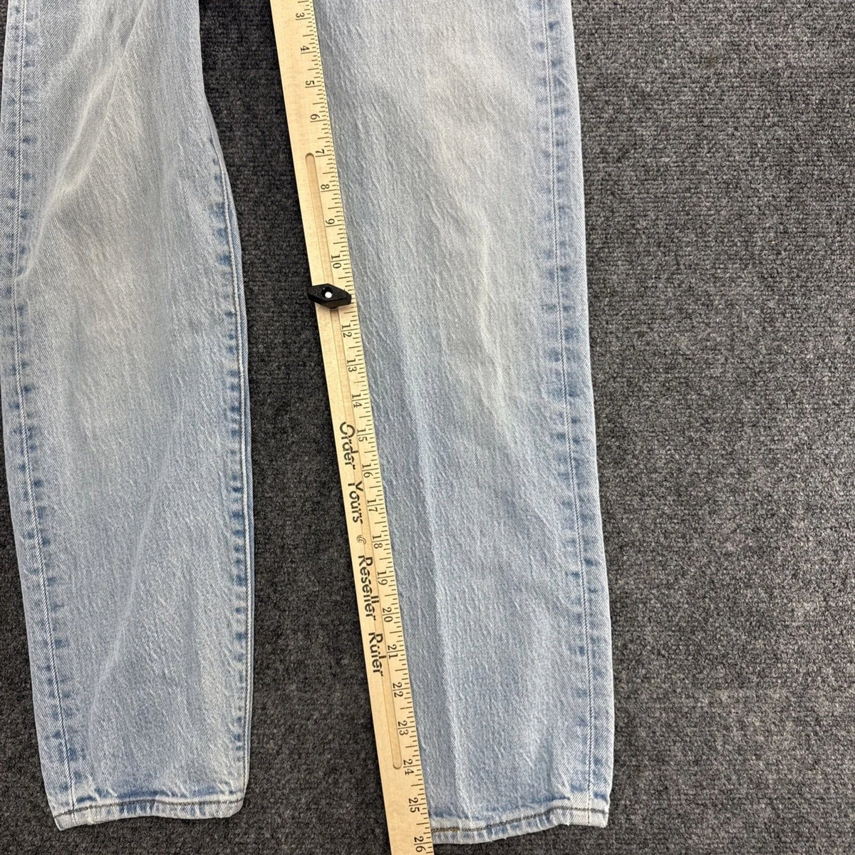 Levi’s Premium Wedgie Straight Ankle Jeans Women’s 26 Light Wash 26 Inseam
