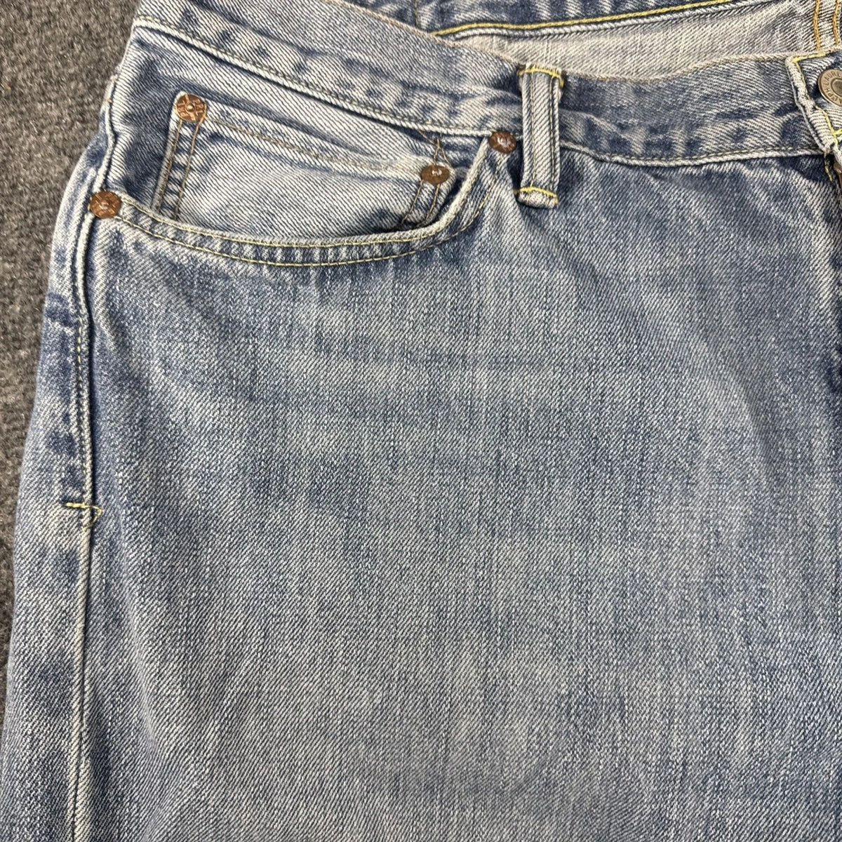 Polo Ralph Lauren Quality Denim Goods Jeans 38x30 Essex Light Wash Cotton